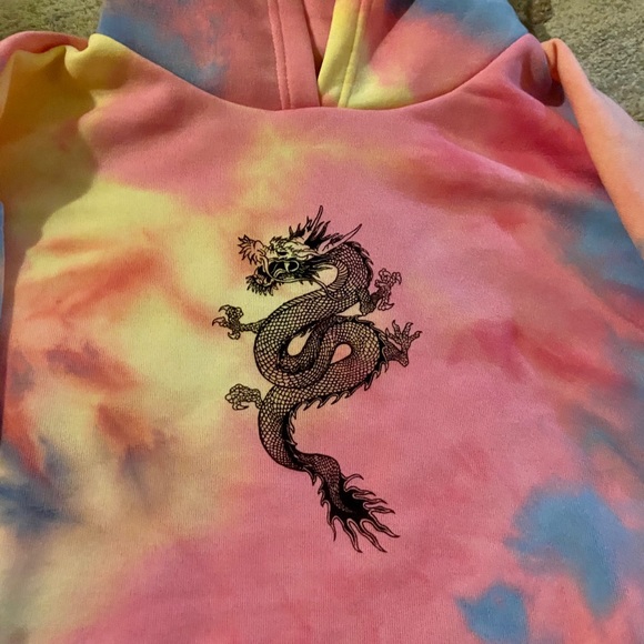 Sweaters - Tie Dye Dragon Hoodie limited edition